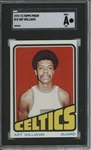 1972 Topps #19 Art Williams 9 card progressive proof.